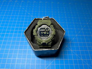 NEW Casio G-shock GBD800UC-3A G-Squad Bluetooth Military Green Resin Watch