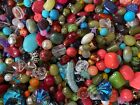 Lot of Loose Beads 5 lbs. Jewelry Making Glass Plastic Crystal & More