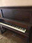 Antique Hobart M. Cable Upright Piano Plays Concert Grand La Porte Indiana