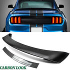FOR 15-2022 FORD MUSTANG GT350/GT350R STYLE REAR TRUNK WING SPOILER CARBON LOOK