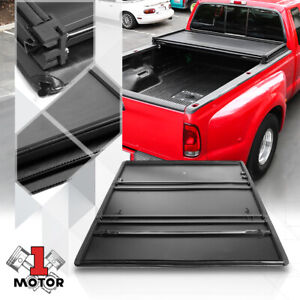 Short Bed Tonneau Cover 6.5Ft Soft Top Tri-Fold Fleetside for 97-04 Ford F150 (For: More than one vehicle)