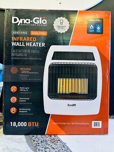 Dyna-Glo Wall-Mount 18000 BTU Gas Vent-Free Infrared Heater UPC 872076030812