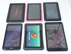 Lot of 6 Working Android Tablets - Blackberry Playbook / ASUS / Aoson / Polariod