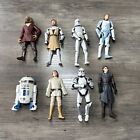 Huge Lot Of 8 Rare Star Wars Action Figures 3.75 2004-2008 Old Toys Hasbro