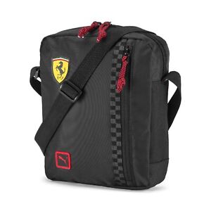 Puma Ferrari Men's Shoulder Bag Portable Sportswear Crossbody Black  Color..