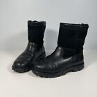Men’s Ugg Australian Beacon After Dark Boots Size USA 8 Black No. 5485 Lined