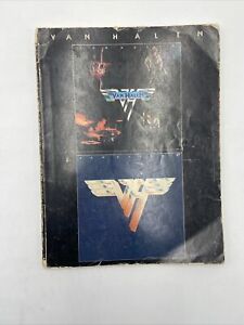 Van Halen I and II Songbook with Sheet Music And Photos 1980