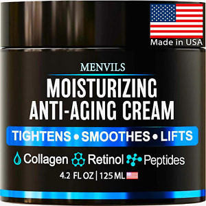 Mens Face Moisturizer Cream - anti Aging & Wrinkle for Men - Face Moisturizer fo