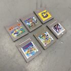 Gameboy Game Lot of 6 Pokemon, Zelda, Super Mario Land, Tennis, Blades Of Steel