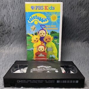 Teletubbies: Here Come The Teletubbies VHS Tape 1998 PBS Kids Cartoon Classic