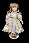 12” Seymour Mann Vintage Connoisseur Collection Porcelain Doll with Stand Beauty
