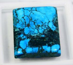 Natural 16.35 Ct Blue Copper Turquoise Cabochon Cut Loose Gemstone