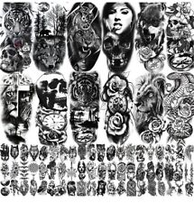 72 Sheets Realistic Temporary Tattoos For Men And Women (004)