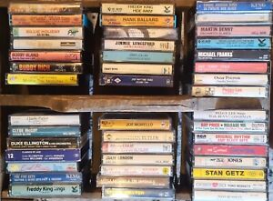 Blues and Jazz Cassette Tapes Billie Holiday, Duke Ellington, Jive and More!