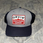 NWOT Orvis Hat Cap Snap Back Mens One Size Gray Trucker Mesh Fishing