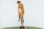 Porcelain figurine Royal Dux Elly Strobach Czechoslovakia nude figurine art deco