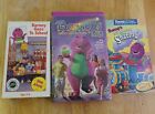 Barney VHS Lot (Goes To School, All Aboard For Sharing, Magical Adventure)