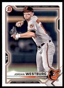 2021 Bowman Prospects Paper Base #BP-98 Jordan Westburg - Baltimore Orioles