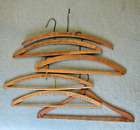 6-Vintage Wooden Hangers w/ Advertising (See Below), Good Functional Condition