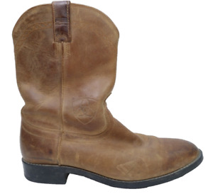 Ariat Heritage Roper Cowboy Boots Brown Men Size 10 D