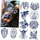 Aztec and Viking Style Temporary Tattoo for Men, Tribal Totem Tattoo A-6