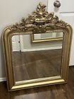 Restoration Hardware Louis Philippe Gold Gilt Wood Mirror 40”x30”