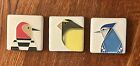 NEW Motawi Woodpecker Bluejay Grosbeak Bone Tileworks Arts & Crafts Tile 3”x 3”