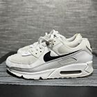 Nike Womens Air Max 90 CQ2560-101 White Running Shoes Sneakers Size 10