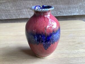 New ListingVintage Mini Pottery Bud Vase 90s Hand Thrown Studio Artisan Signed 4 Inch