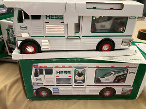 2018 HESS Toy Truck RV with ATV and MOTORBIKE MAKES GREAT EASTER GIFT