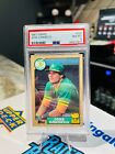 1987 Topps Jose Canseco #620  Rookie Cup PSA 8 Oakland Athletics