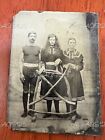 1800’s Tintype Photo Of A Circus Family**