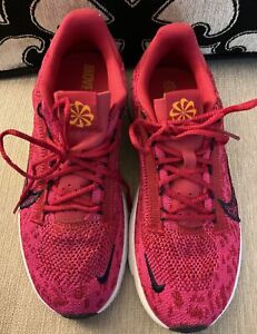 Nike Women’s Beautiful Pink Lace Up Move To Zero Athletic Sneakers Shoes Size 8