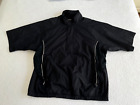 DryJoys By FootJoy Short Sleeve Jacket 1/2 Zip Golf Rain Windbreaker Mens XL
