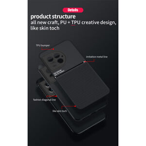 For OnePlus 11 10T 9 Pro 9 8T 7T ACE2 Pro Nord Simplicity Slim Magnet Case Cover