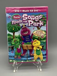 BARNEY Songs From The Park DVD + Music CD Set Full Screen Brand New Sealed