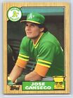 1987 Topps #620 Jose Canseco / topps all star rookie cup card