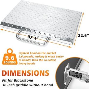 Hisencn Hard Top Lid Cover for Blackstone 36 inch Griddle, Griddle Hard Top Lid