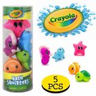Crayola 5pcs Bath Squirters for kids, Bath Toys for Kids Crayola Bath Squirters