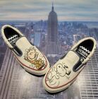 Converse By You Peanuts x Deckstar Slip On Snoopy & Pig-Pen Size 4.5 A03769c New