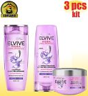 Elvive Loreal Paris shampoo conditioner Mask Hydra Hyaluronic 400ml-KIT X 3