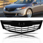 Front Upper Bumper Grill Grille Assembly Fits 11 12 13 14 Acura TSX Glossy BLACK (For: 2011 Acura TSX Base 2.4L)