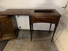 Vintage Singer Sewing Machine Cabinet Table Desk/ End Table