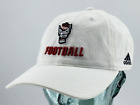 North Carolina State Wolfpack Hat NCAA Adidas White NC State Adjustable Hat Cap
