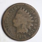 1871 Indian Head Cent Penny CHOICE GOOD E723 RHM