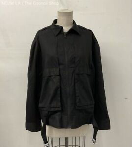 Helmut Lang Black Utility Jacket - Size XL