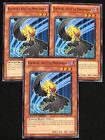 YUGIOH BLACKWING KALUT THE MOON SHADOW GLD3-EN026 COMMON X3 (NM)