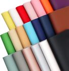 20 Pcs Faux Leather Sheets, 8x6 Inch Solid Color Soft PU Faux Leather for Craft