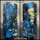 MAPLE BURL Stabilized Wood, BLUE Color, Blanks for Woodworking. France Stock