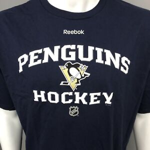 Pittsburgh Penguins Reebok Navy Blue T-Shirt - (M, L, XL, XXL)